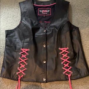 Women’s UNIK Black Motorcycle Vest size 2XL